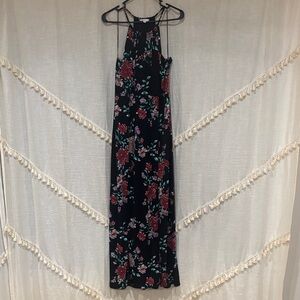 Candie's Black Floral Maxi Dress
